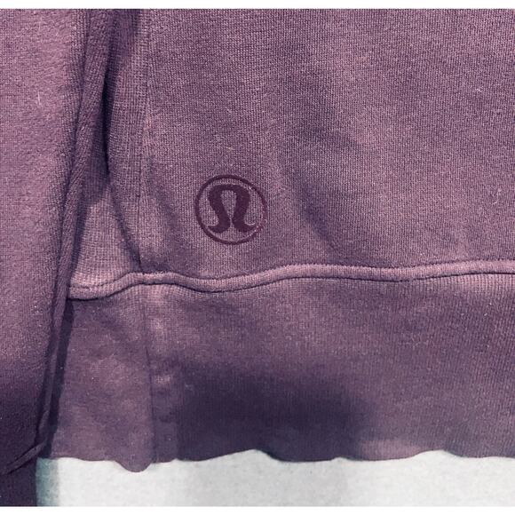 Lululemon Floral Flock Pullover Black Cherry Size 8/M {Read} - Picture 7 of 13